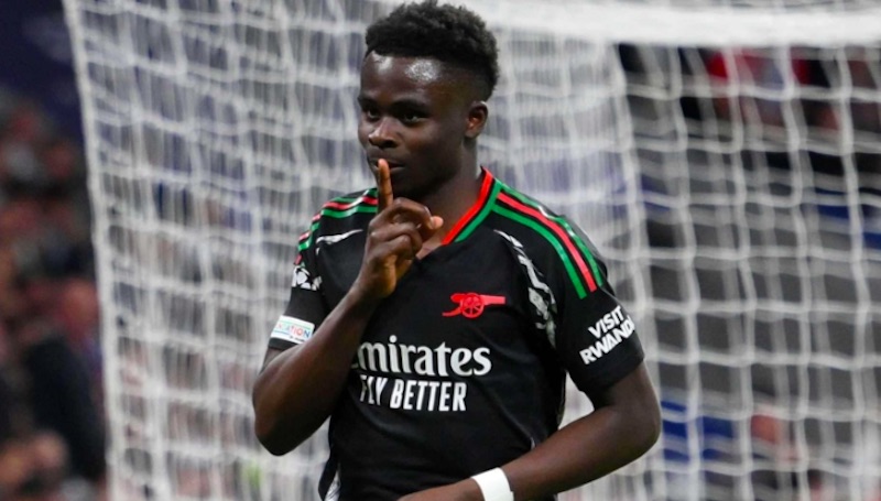 Bukayo Saka - Niềm hy của pháo thủ mùa giải này