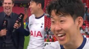 Cầu thủ Son Heung-min phỏng vấn sau trận đấu